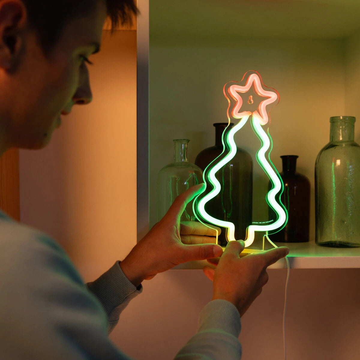 Legami - Neon-Effect LED Lamp - Noel Tree - It's a Sign