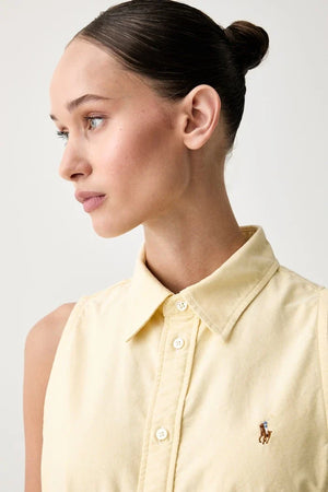 Vestido acampanado de algodón de Polo Ralph Lauren