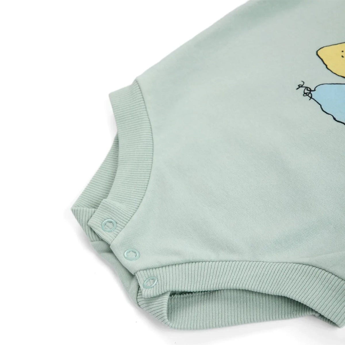 Bobo Choses - Vücut Sweat Mantar Organik Pamuk | Badem yeşili