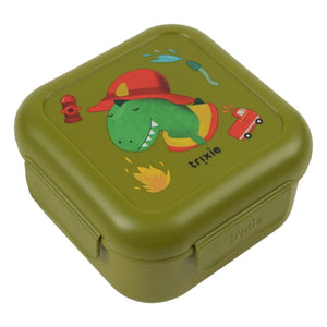 Trixie - Snack Box Clips Firefighter Mr. Dino | Green