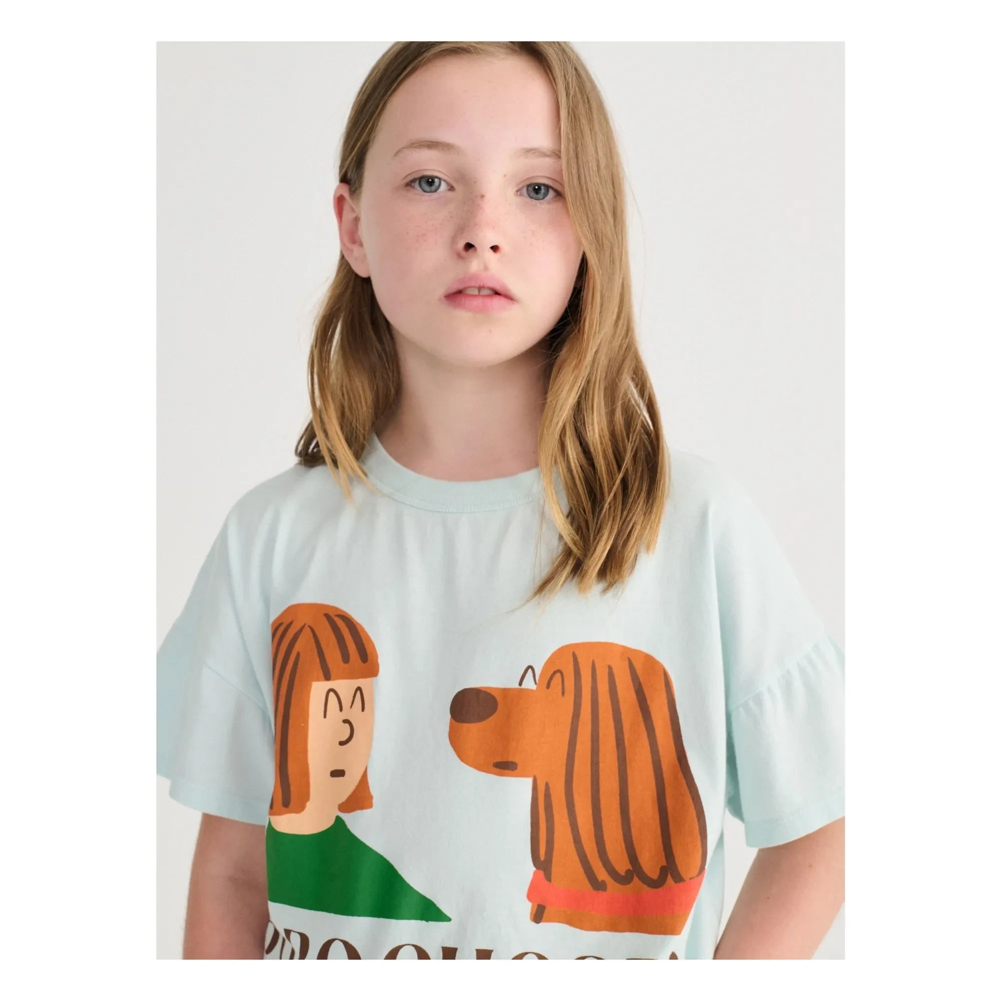 Bobo Choses - Friends T-shirt Organic cotton | Light blue