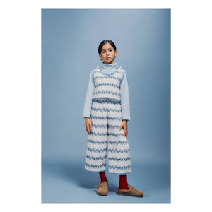 Bebe Organic - Çiçek Desenli Scilla Üst | Mavi