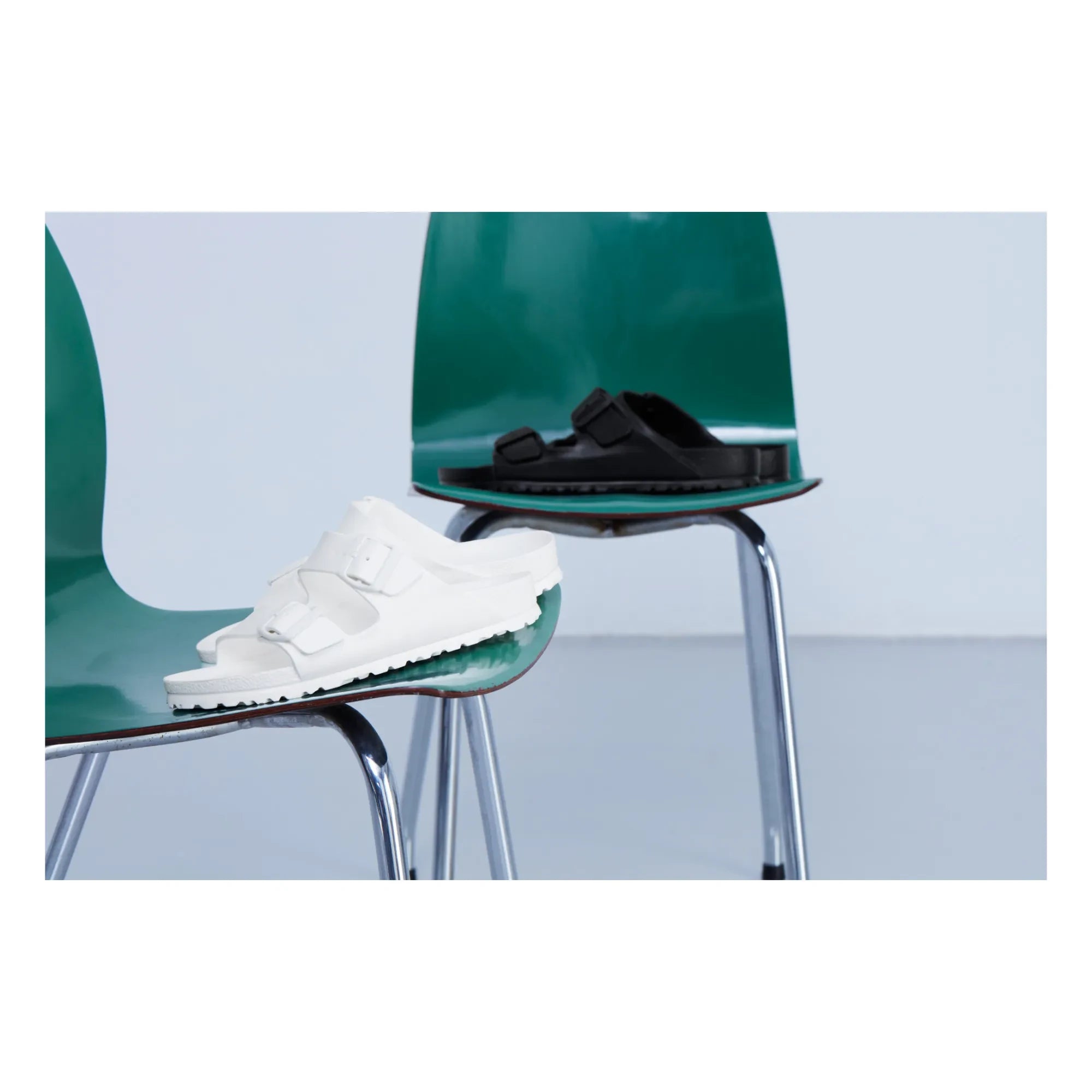 BIRKENSTOCK - Arizona White Regular Fit Sandaletler | Beyaz