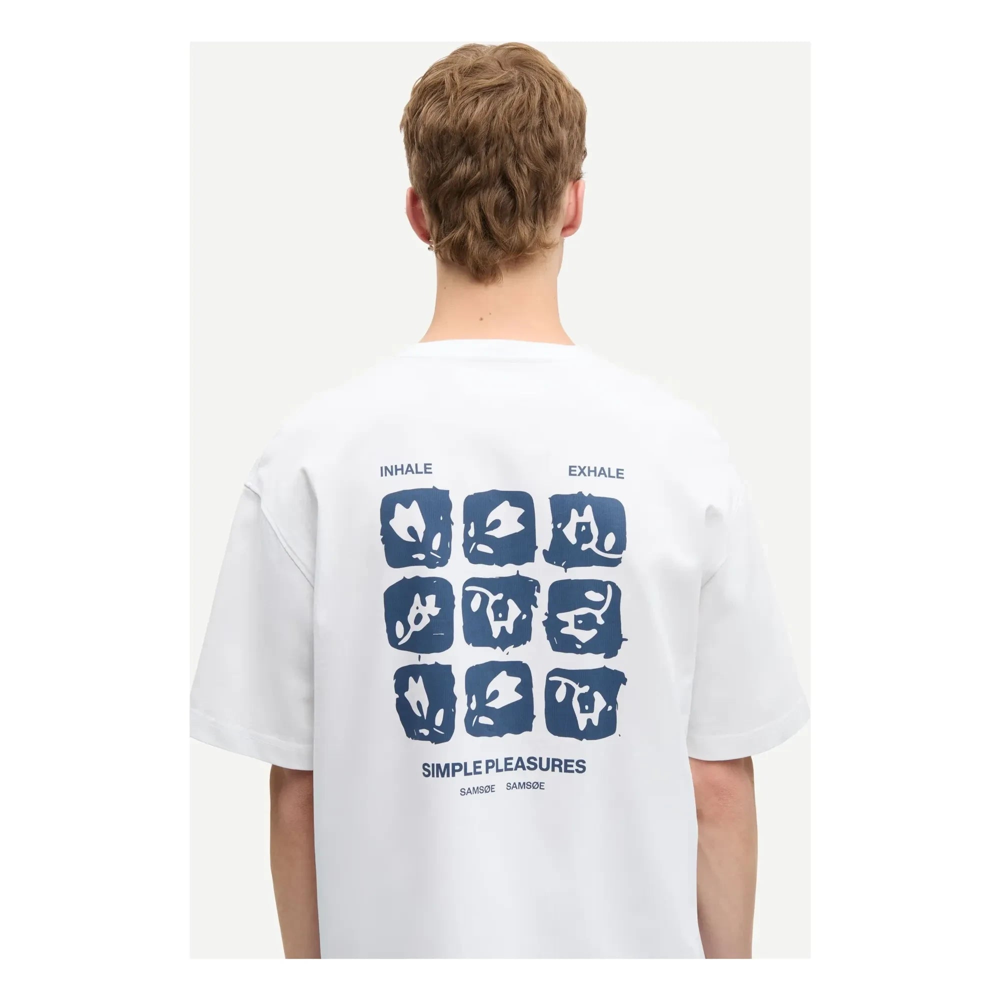 Samsoe Samsoe - Camiseta de algodón Sacohen | Blanco