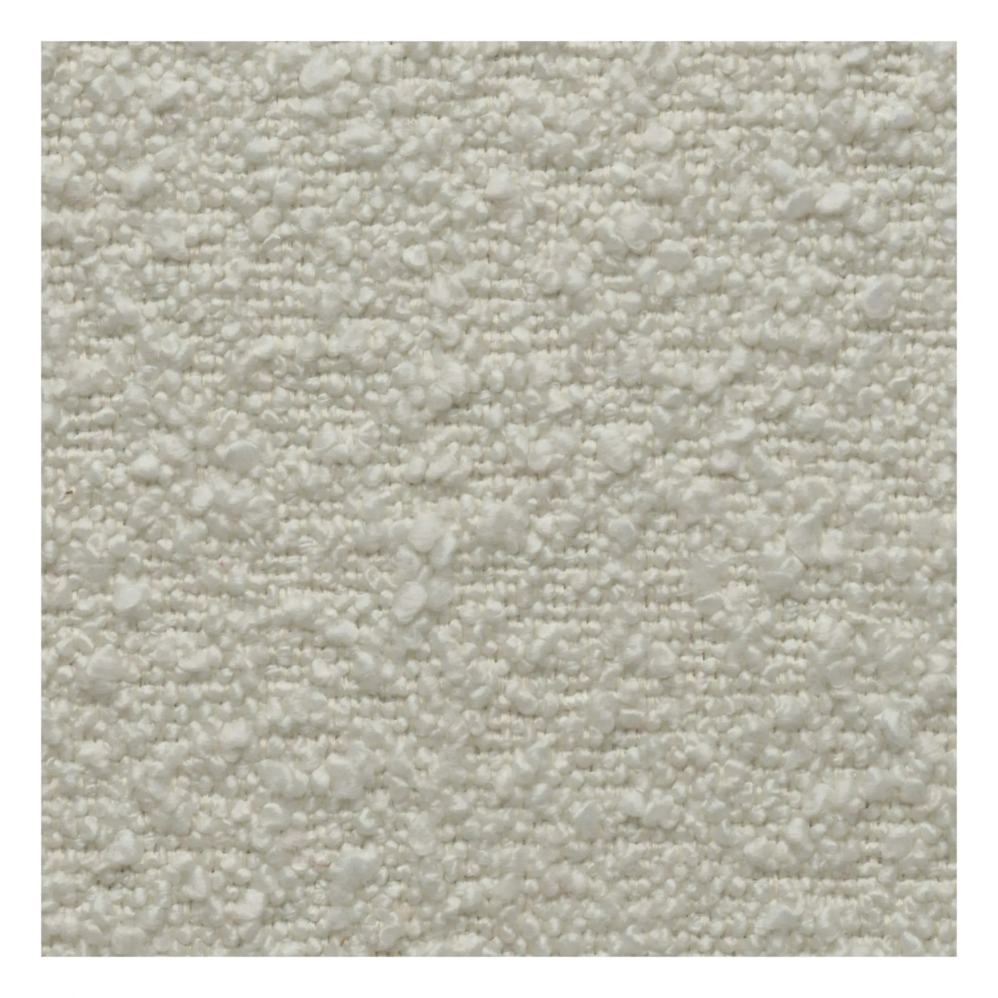 Panac Edition - Bellechasse 2 Kişilik Şömine Sandalyesi, Bouclé - 120 cm | Kırık Beyaz