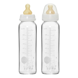 Hevea - Cam Bebek Biberonu 240 ml - 2'li Set