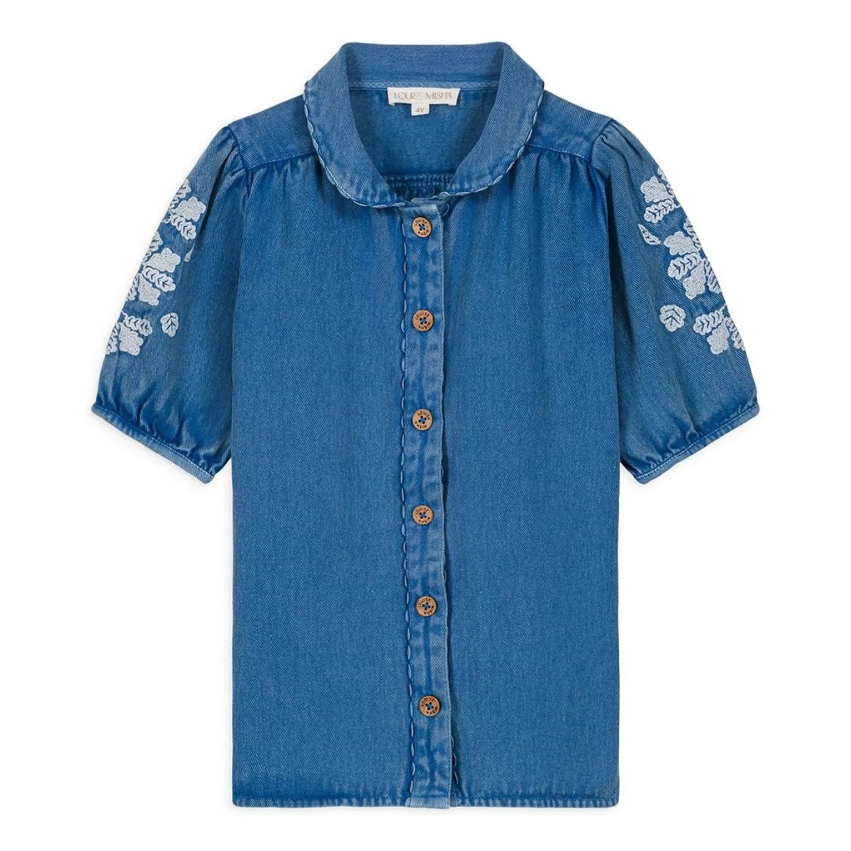Louise Misha - Inala Organik Pamuk Denim Elbise | Denim
