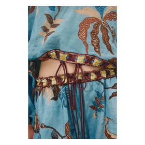 Alémais - Pantalones cortos Georgie de lino | Azul