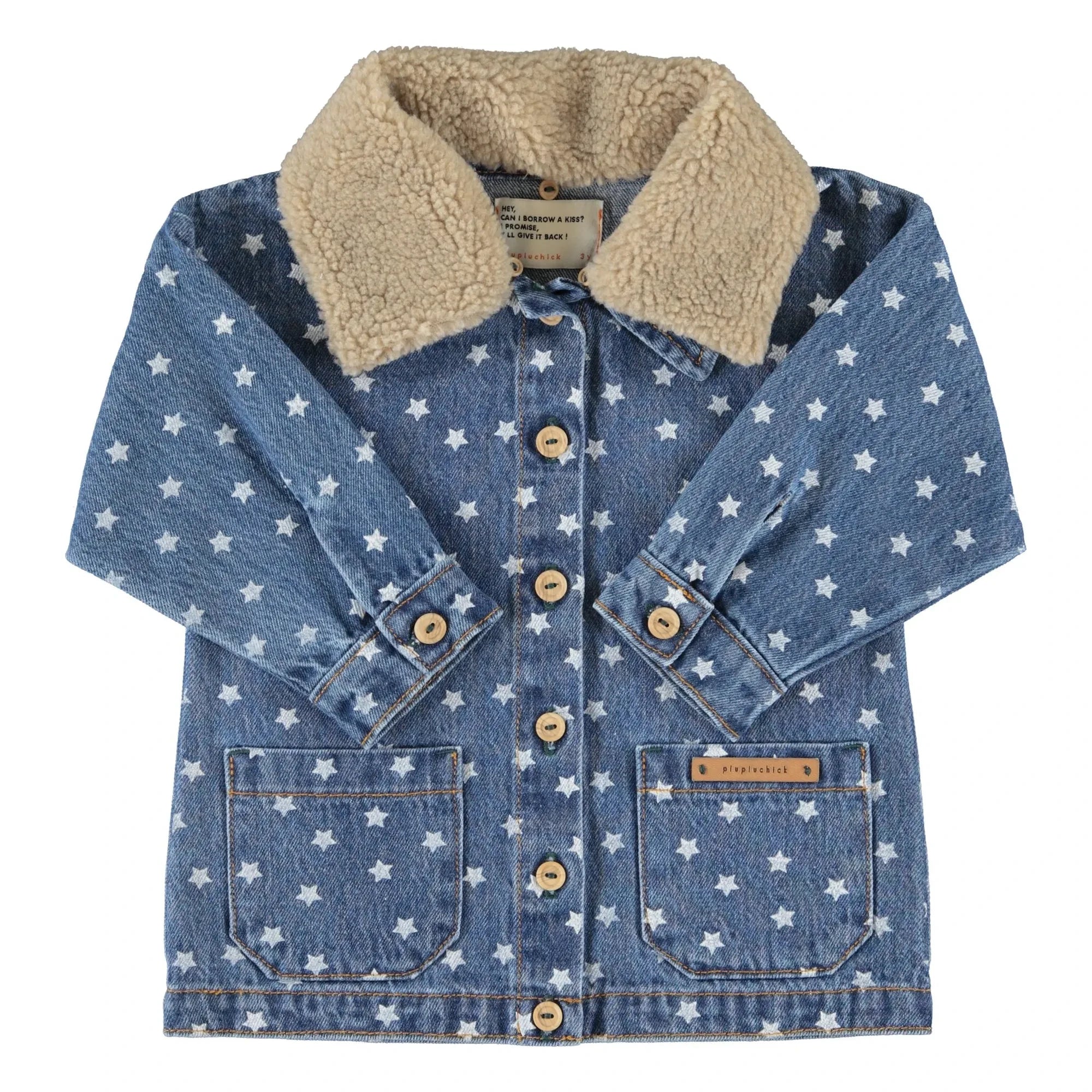 Piupiuchick - Star Denim Ceket | Mavi