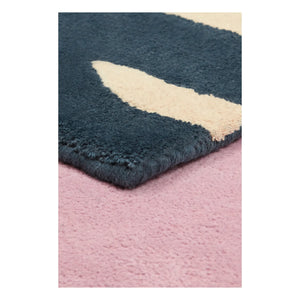 Bleuu-studio - Elefanten-Teppich | Marineblau
