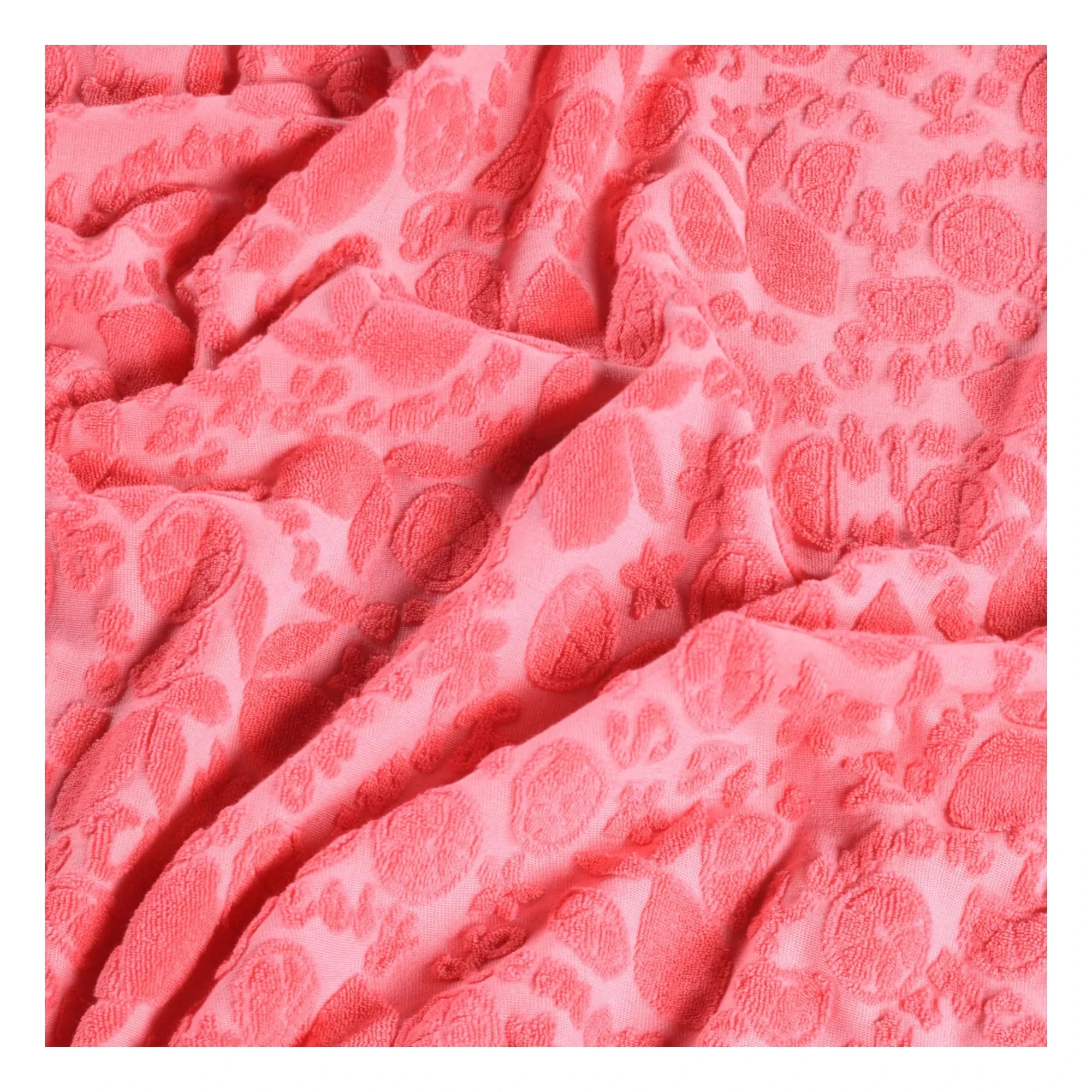 Molo – Strukturierte Früchte Strandponcho | Koralle