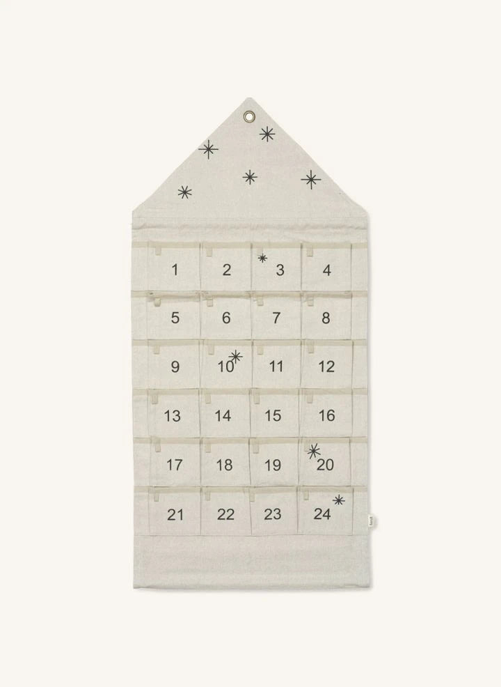 Ferm Living - Advent Takvimi | Krem