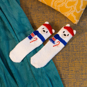 Legami - Calcetines de Navidad para Niños Oso Polar - ¡Un Ajuste Perfecto!