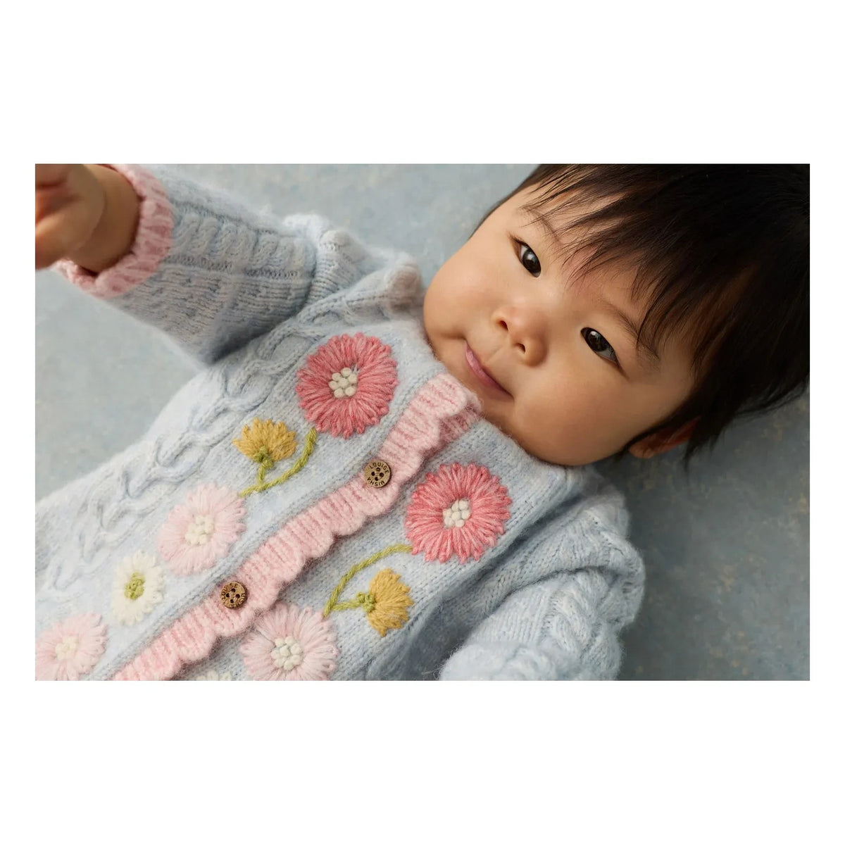 Louise Misha - Drillia Alpaka-Overall | Hellblau