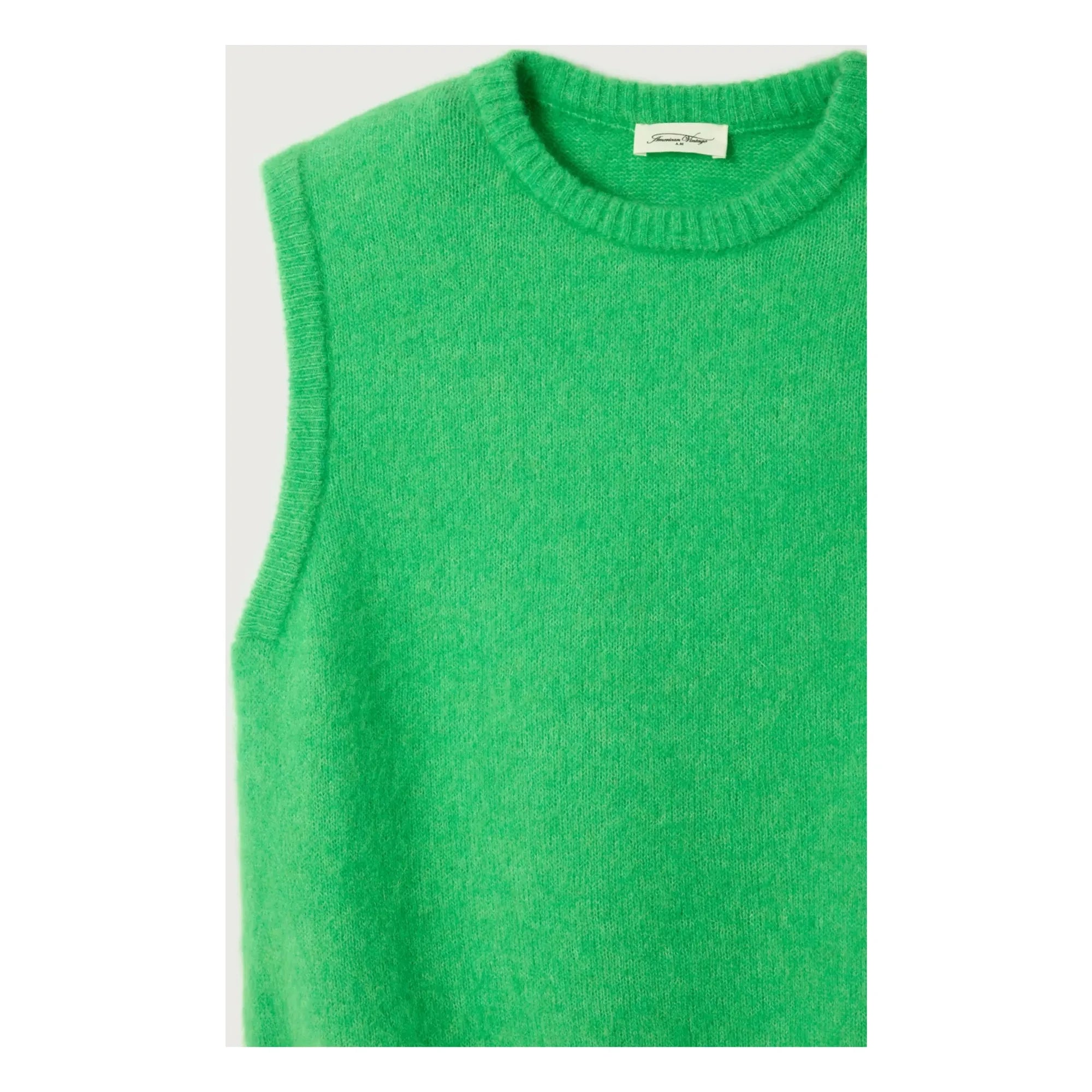 American Vintage - Vitow Wollpullover ohne Ärmel | Grün