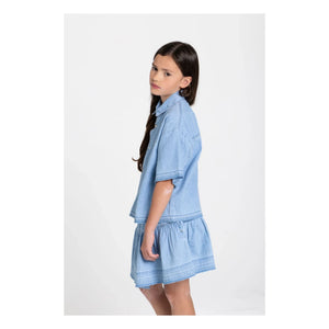 Hundred Pieces - Saskia Denim Gömlek | Mavi