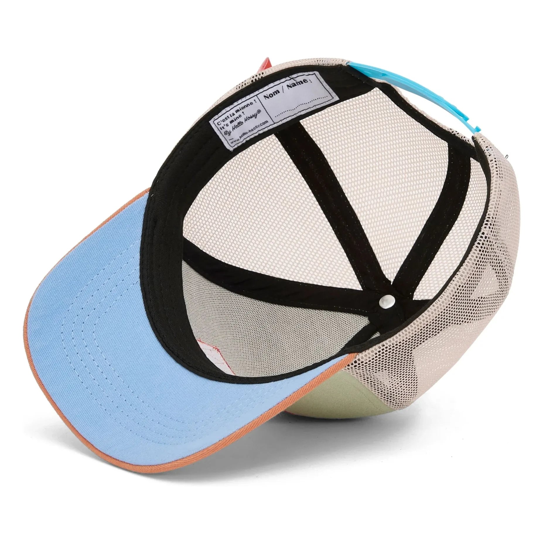Hello Hossy - Trucker Mini Organic Cotton Curved Brim Cap | Light Green