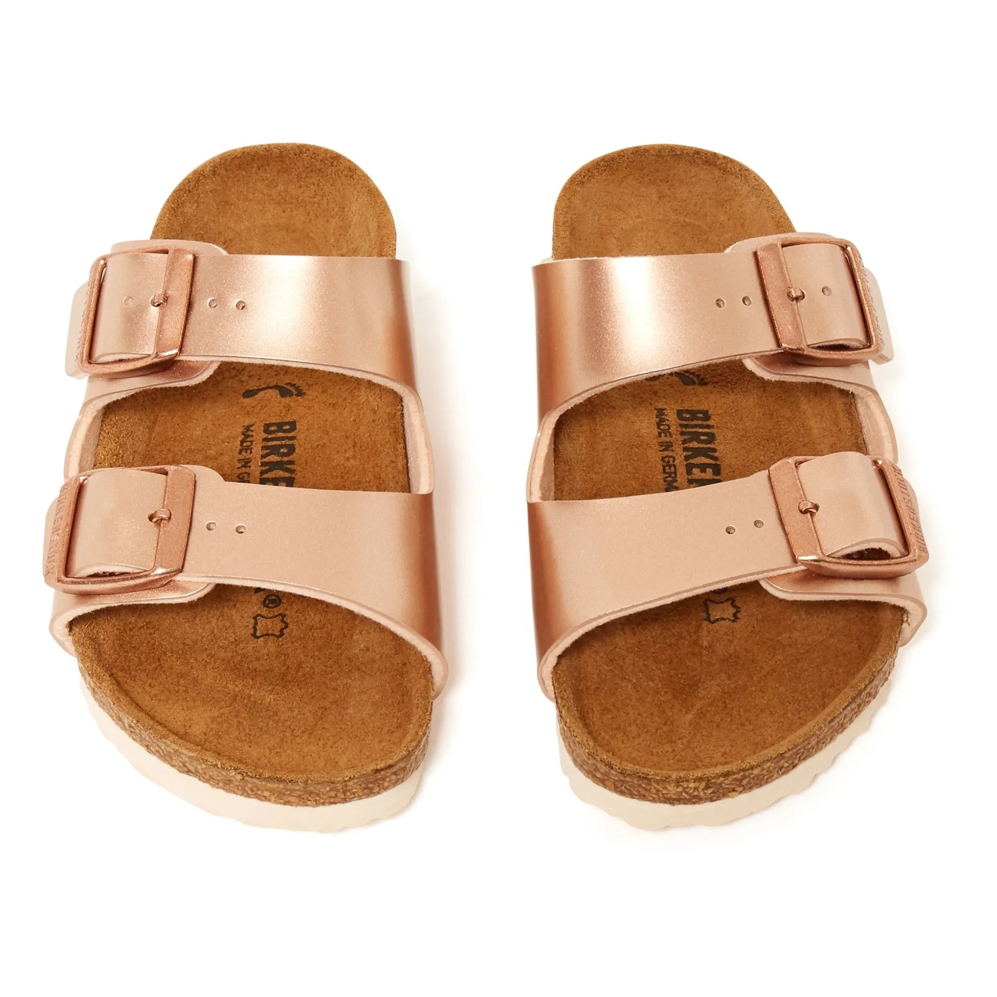 BIRKENSTOCK - Arizona nubuk sandalet | Pembe Altın
