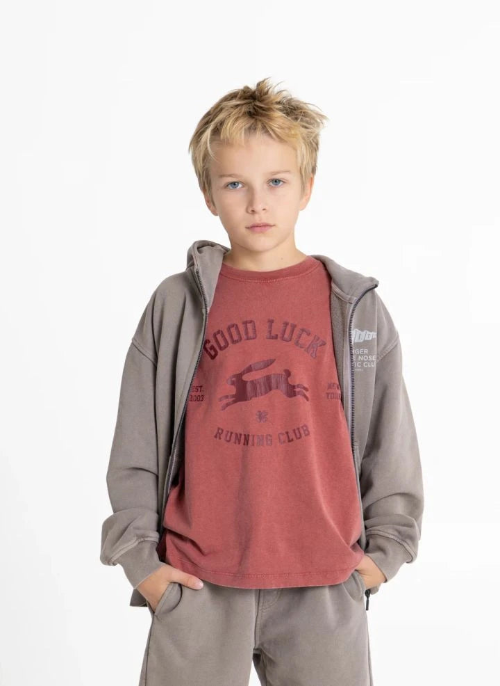 Finger in the Nose - Harlan Run Club Organic Cotton Sweatshirt | Gray