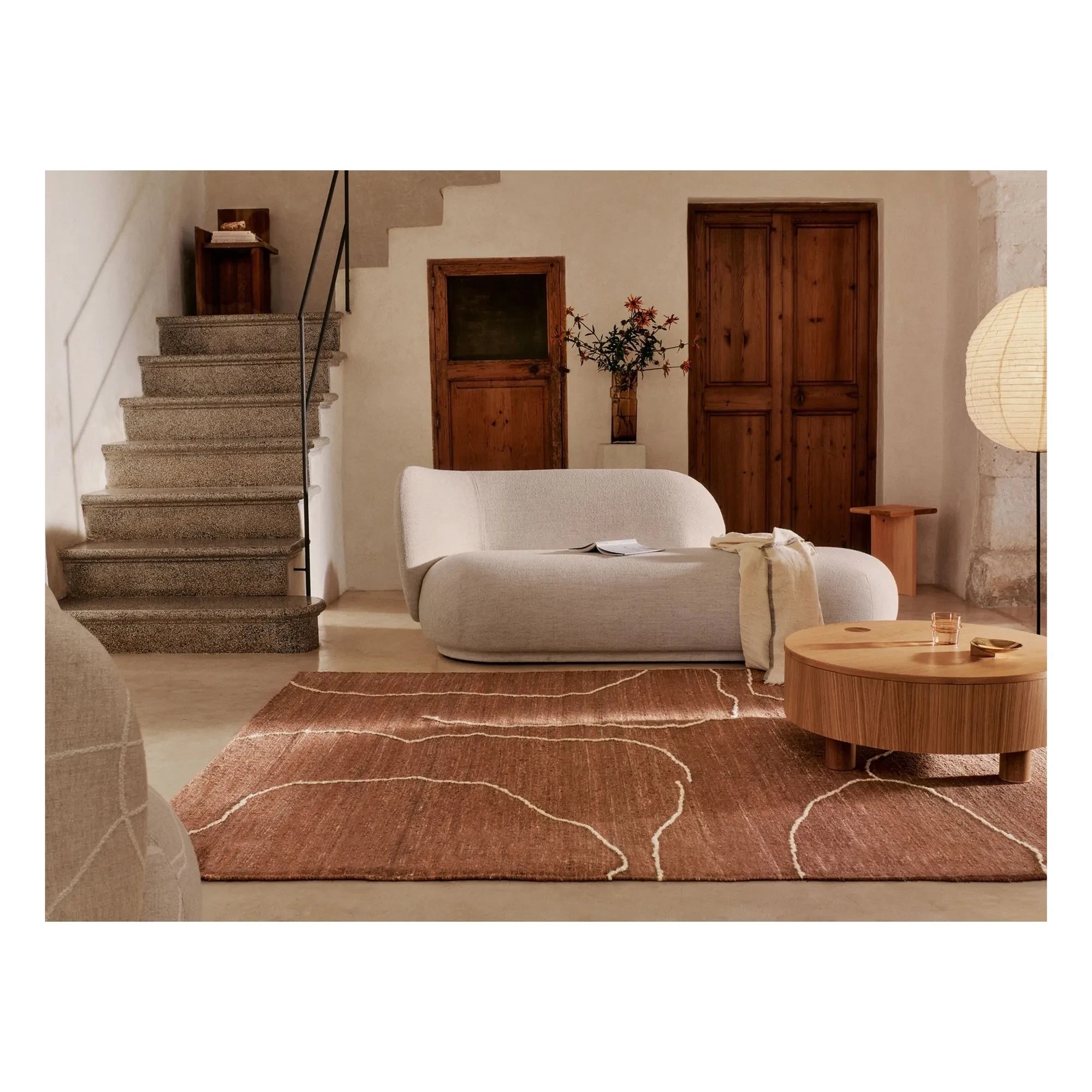 Ferm Living - Gesso Korbgeflecht | Terrakotta