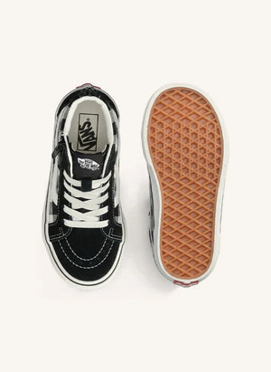 Vans - ज़िप वाली हाई-टॉप SK8-Hi रीइश्यू साइड | काला