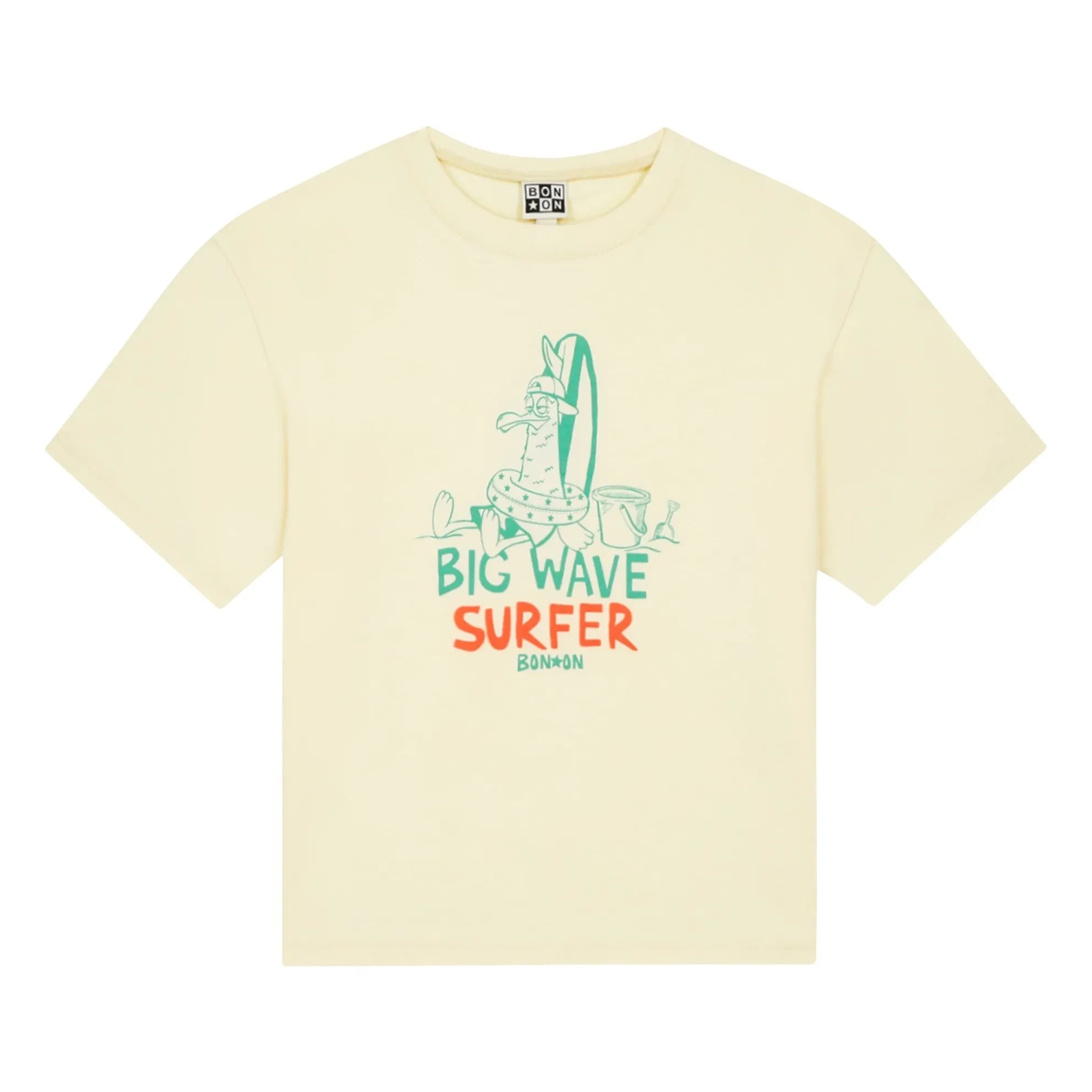 Bonton - Livo Big Wave T-Shirt | Vanille