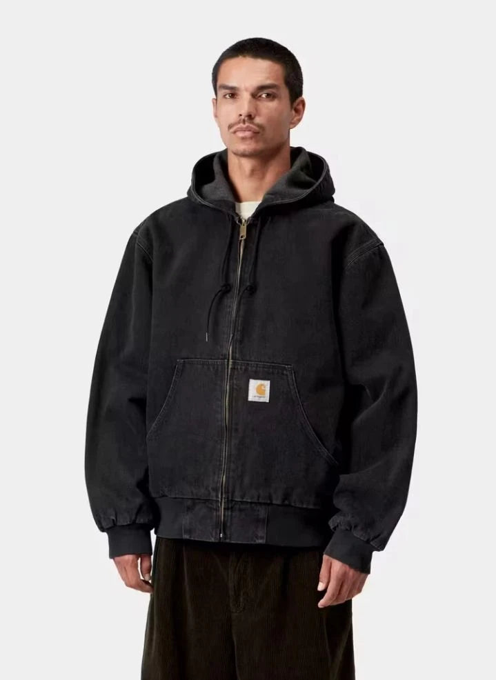 Carhartt WIP - OG Active Kapüşonlu Ceket | Siyah