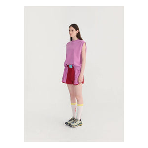 Bobo Choses - Organik pamuk kolsuz sweatshirt | Mor