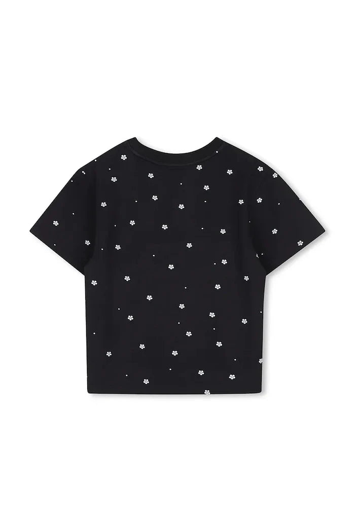 Camiseta infantil de algodón y elastano