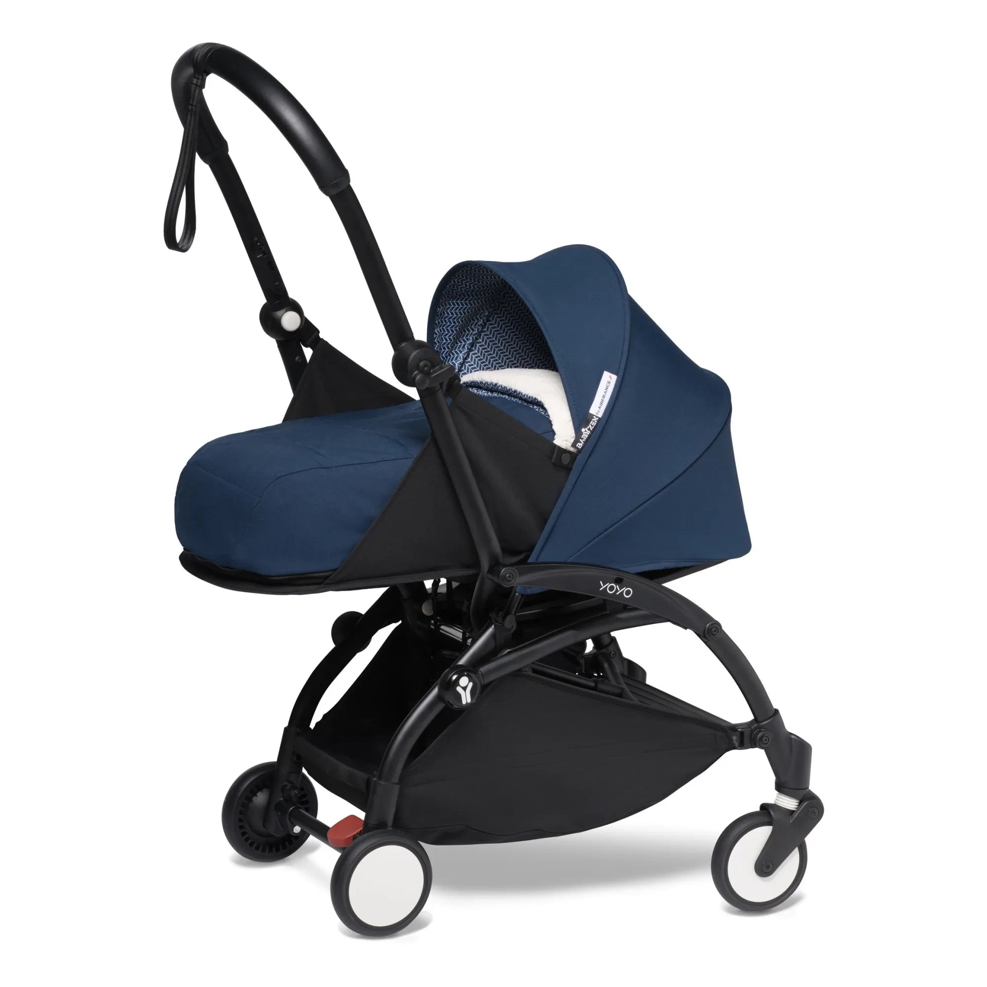 Babyzen - YOYO² 0+ Stroller, Black Frame | Air France Blue