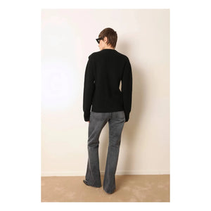 Laurence Bras - Woll-Bobin-Pullover | Schwarz