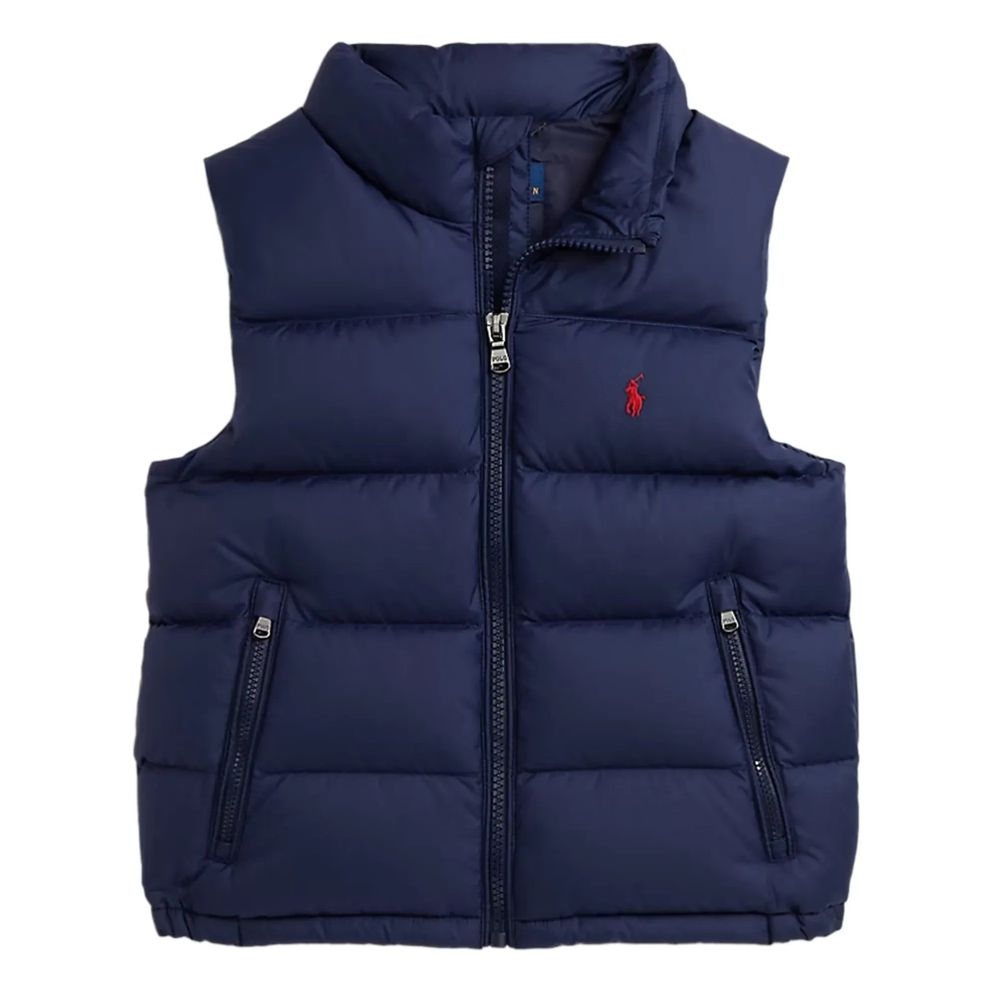 Ralph Lauren - Logo Kolsuz Şişme Yelek Geri Dönüştürülmüş Elyaflar | Lacivert