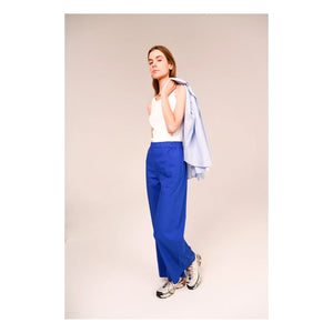 Sacrécoeur - Lola Magna Popeline Hose | Blau