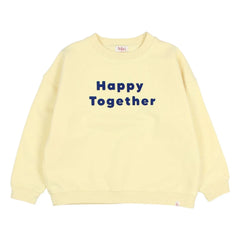 Búho - Happy Together organik pamuk sweatshirt | Sarı