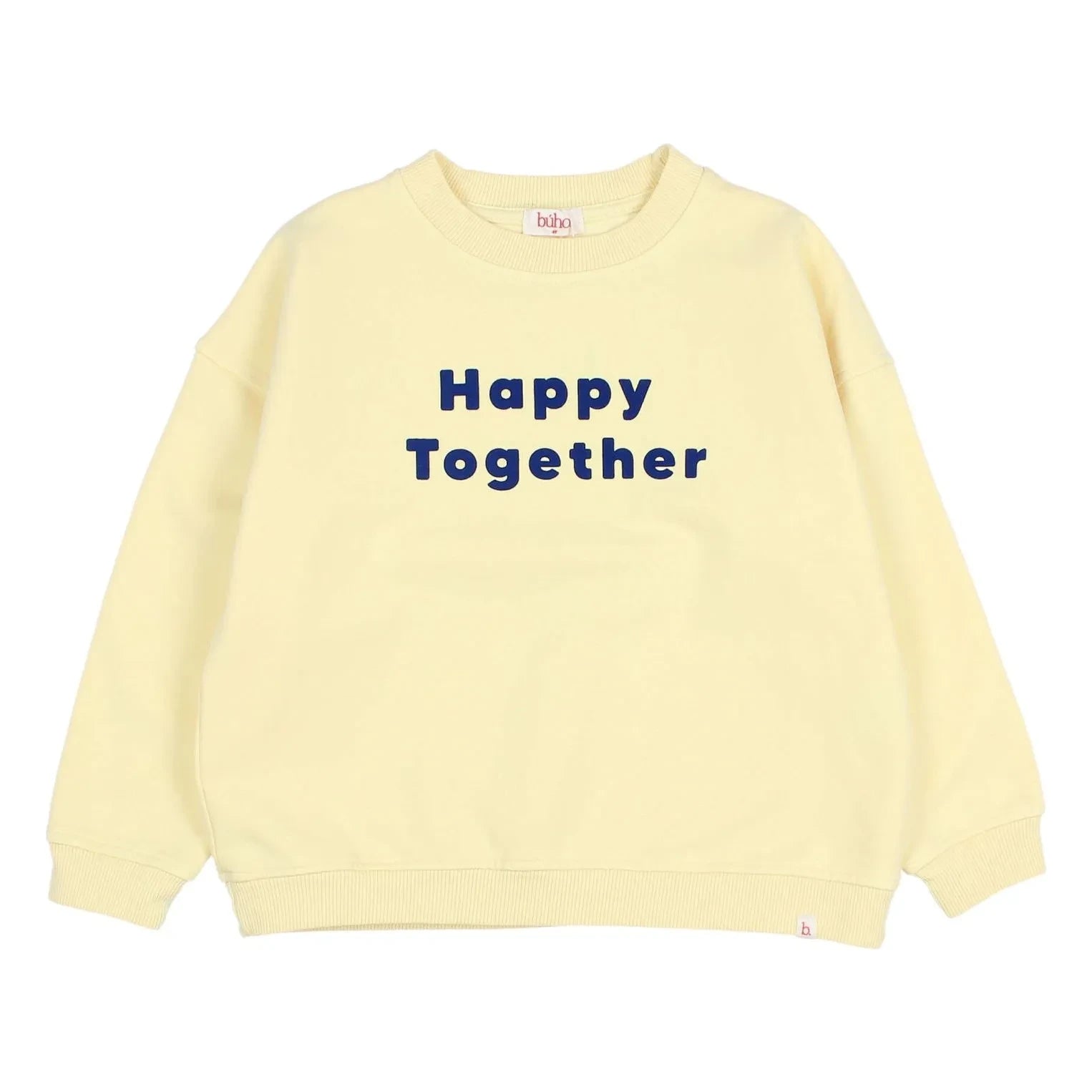 Búho - Happy Together organik pamuk sweatshirt | Sarı