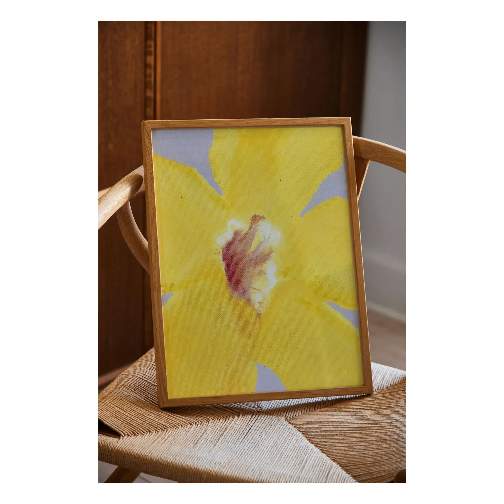 Paper Collective - In Full Bloom 01 poster, Liat Greenberg | Sarı