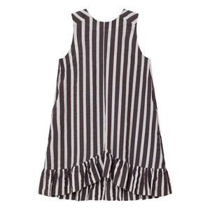 Dr Bloom - Cocomero Stripes Elbise | Aubergine