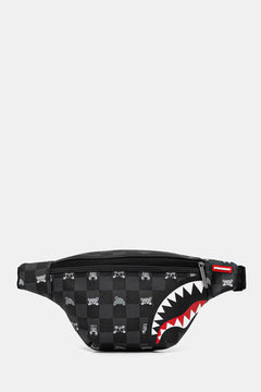 Sprayground - Siyah Suni Deri Bel Çantası 910B8912NSZ