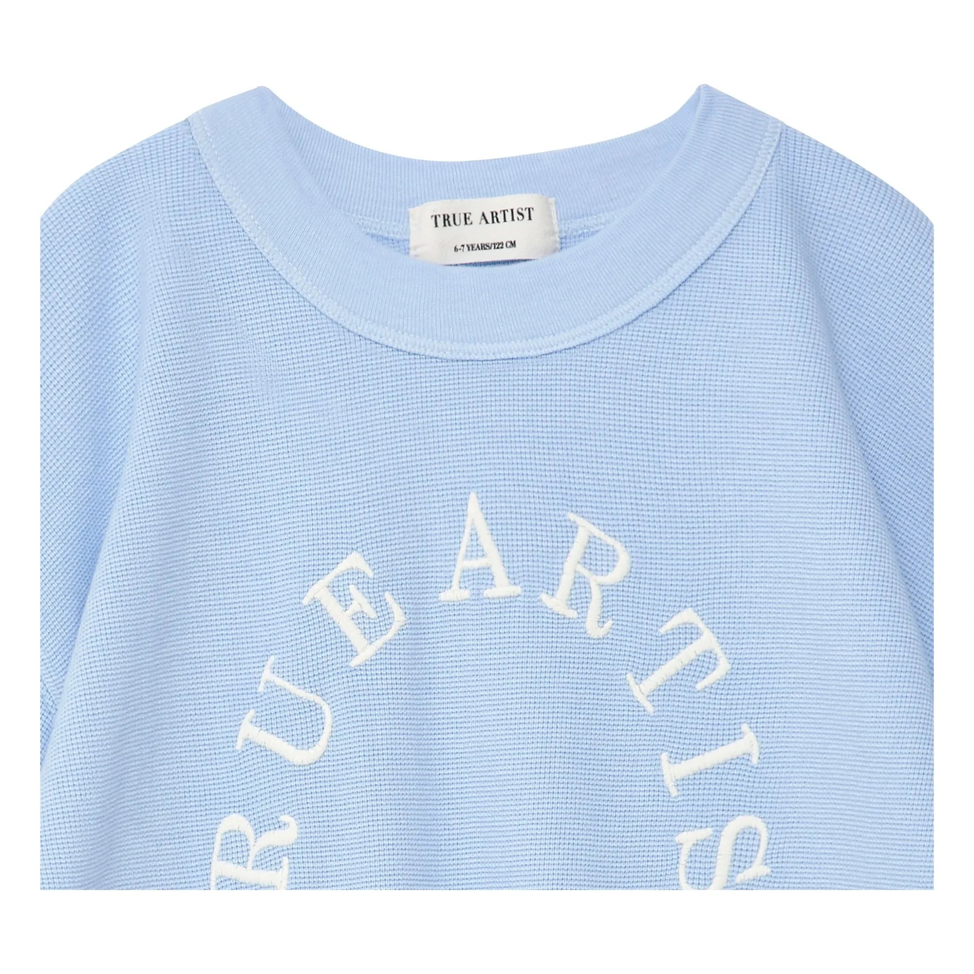 True Artist - Short Sleeve Sweatshirt No.12 Organic Cotton | Light Blue