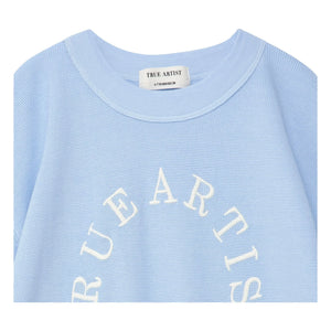 True Artist - Short Sleeve Sweatshirt No.12 Organic Cotton | Light Blue