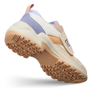 Liewood - Denisa Mesh Striped Sneakers | Pale Pink