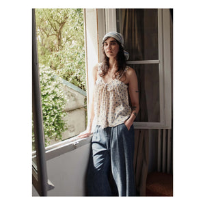 Emile et Ida - Linen and cotton pants | Navy blue