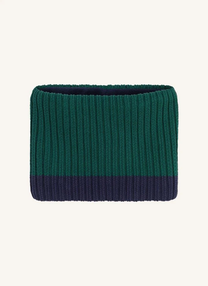 Petit Bateau - Gargantilla bicolor de algodón orgánico | Verde