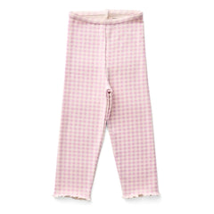 Soor Ploom - Pamuk Tayt Organic Gingham Pembe