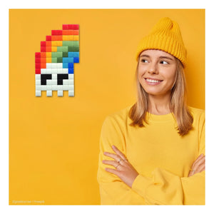 Pixel Corner - Glow in the Dark Pixel Art Kit - Rainbow in the Dark