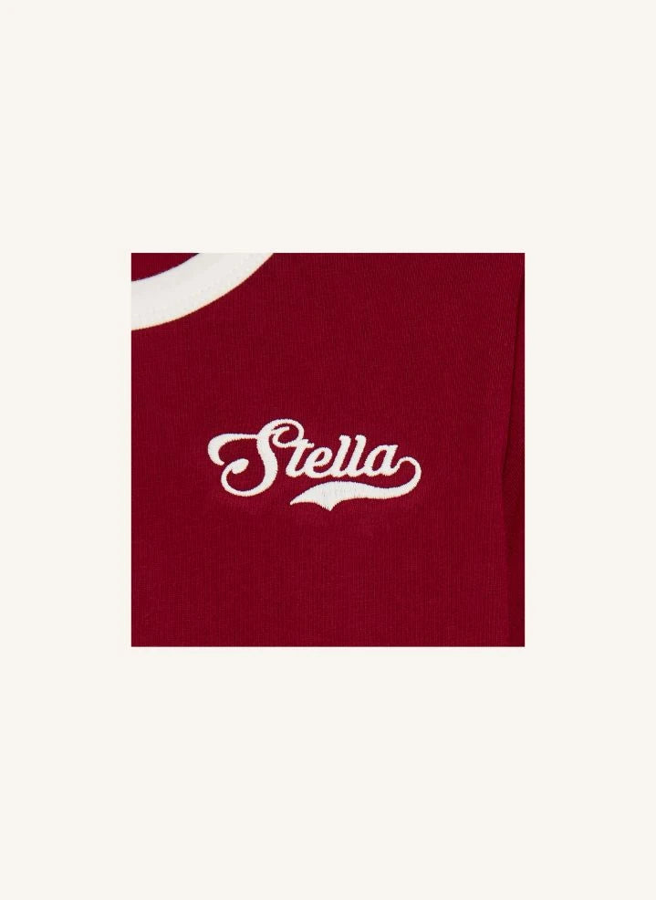 Stella McCartney Kids - Stella organik pamuklu T-shirt | Koyu kırmızı