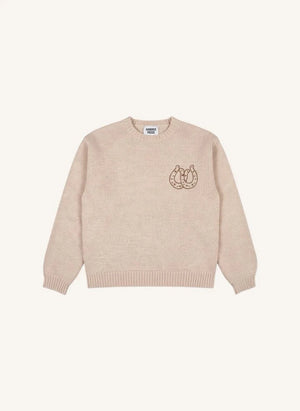 Hundred Pieces - Lacy Get Lucky Merino Wool Sweater | Crema