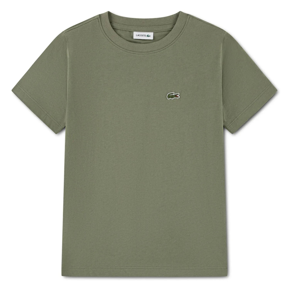 Lacoste – Majica s logotipom | Khaki
