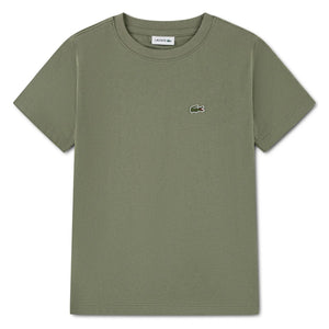 Lacoste – Majica s logotipom | Khaki