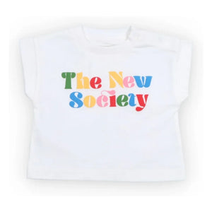 the new society - Wisteria Tişört | Beyaz